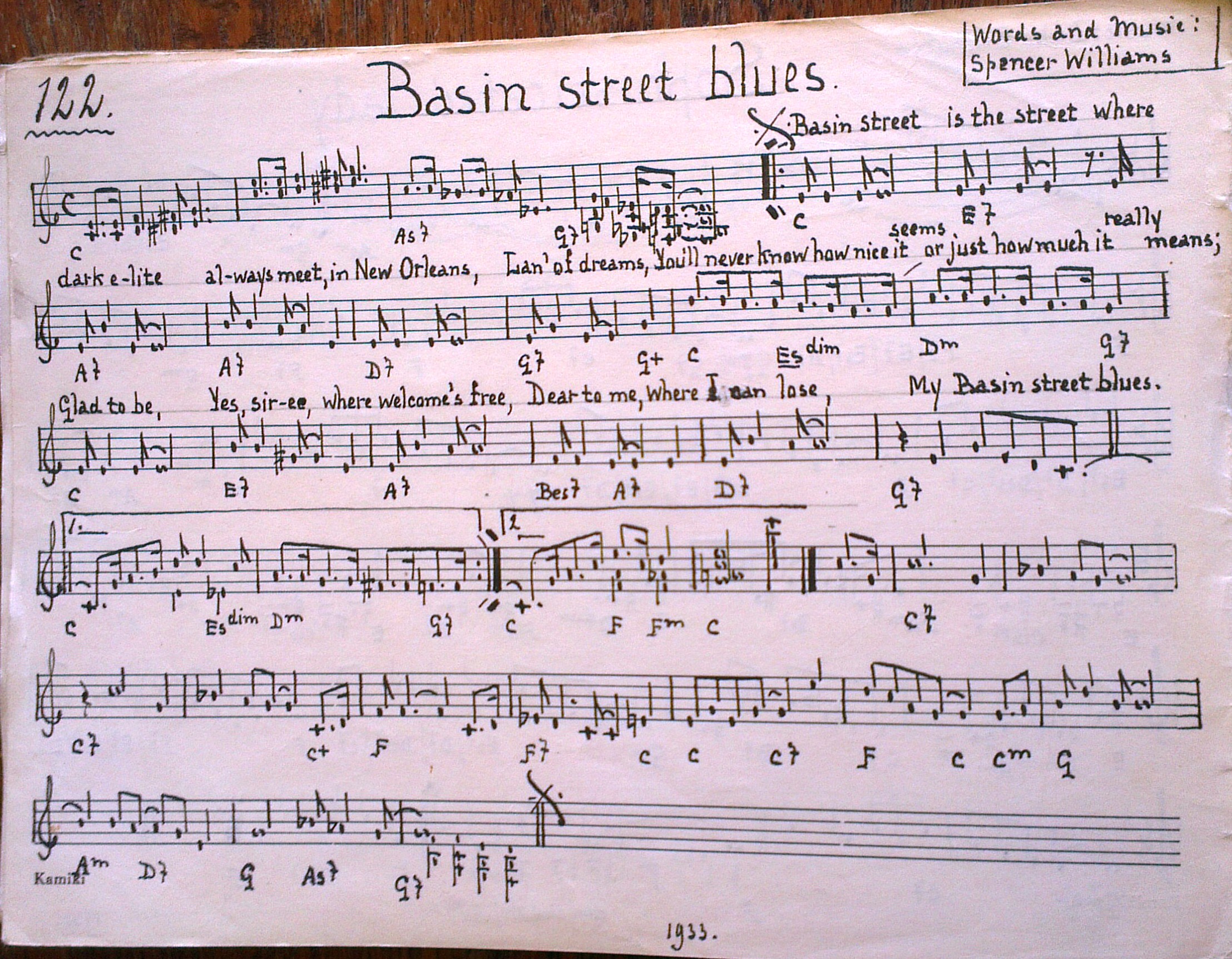 Basin Street Blues (1933)